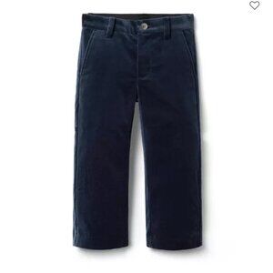 Boy Dark Marine The Velvet Pant | Janie and Jack
